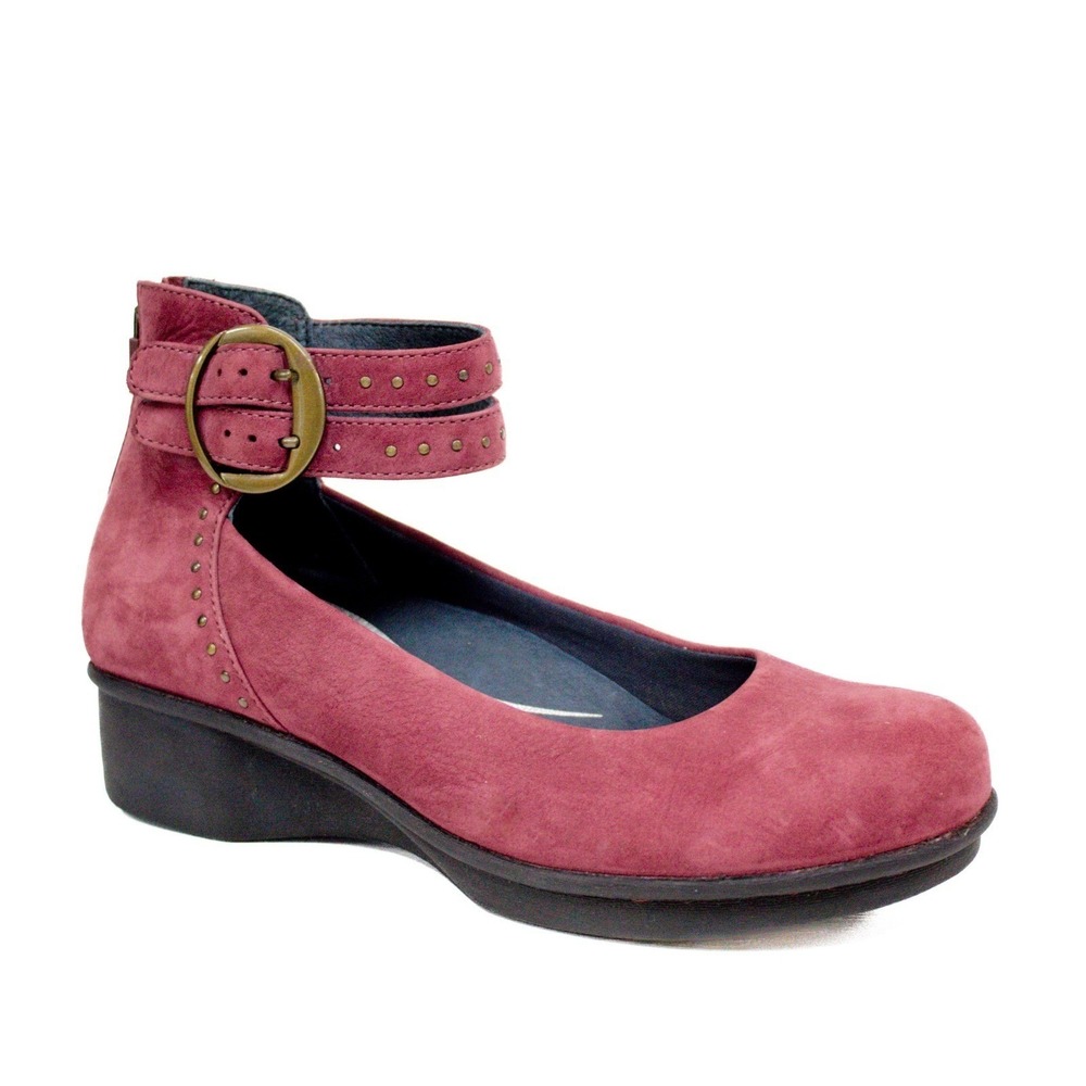 Dansko Lois Burgundy Suede Wedge Size 38 / 7.5 - 8 US SIZE - Picture 15 of 15